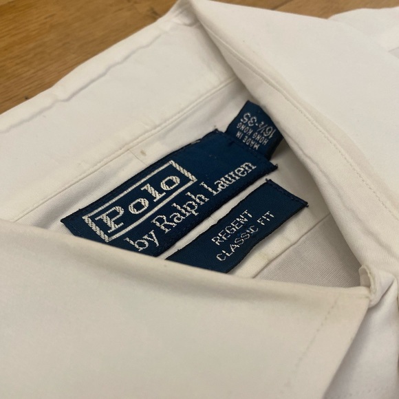 RALPH LAUREN Dress Shirt (16.5, White, Cotton) - Picture 4 of 4